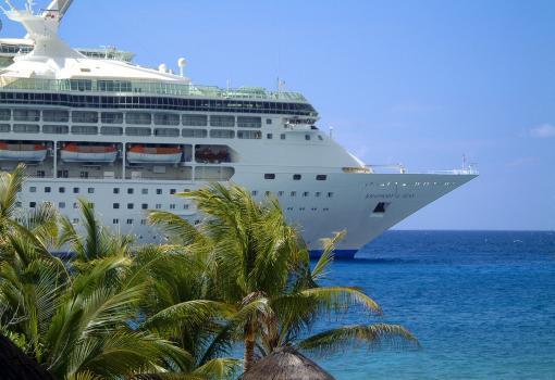 El Rhapsody of the Seas en Cozumel (México)